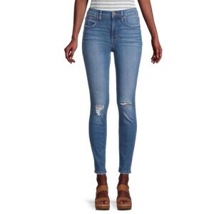 Madewell High Rise Ripped Ankle Skinny Jeans 29. Worn once
